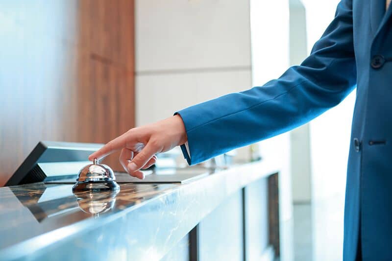 hotel front desk