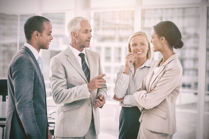 hotel staff in a meeting