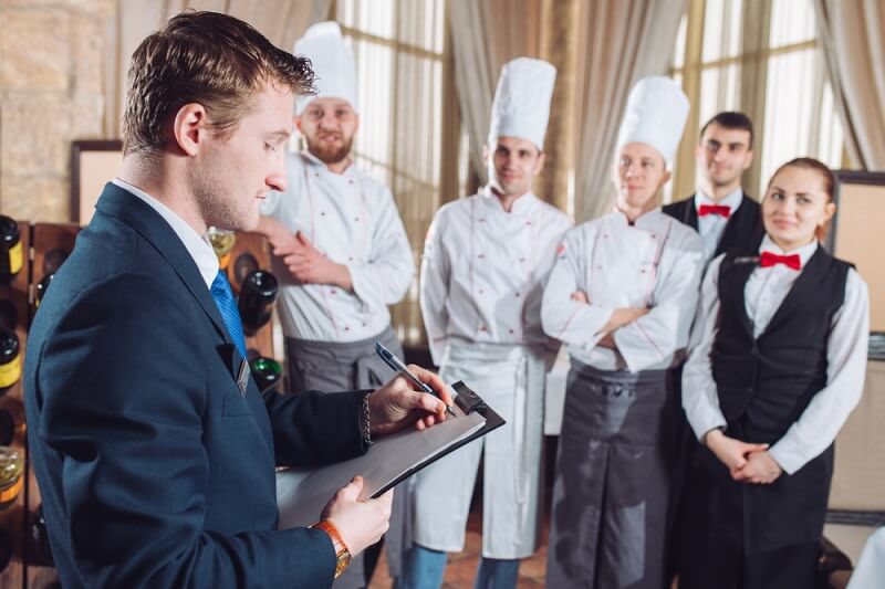 Hotel Staff Working